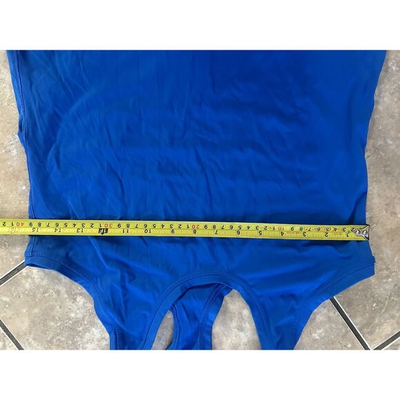 Gottex M Basic Active Tank Top Blue Wicking Stretch - Picture 3 of 4